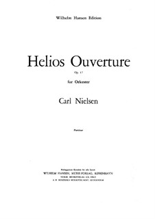 Helios. Overture, Op.17: Full score by Carl Nielsen