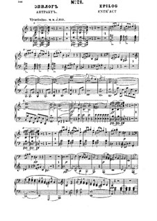 Fragments (Alternative Versions): Epilogue, for soloists, choir and piano by Mikhail Glinka