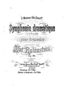 Symphony No.4 in D Minor 'Dramatic', Op.95: Symphony No.4 in D Minor 'Dramatic' by Anton Rubinstein