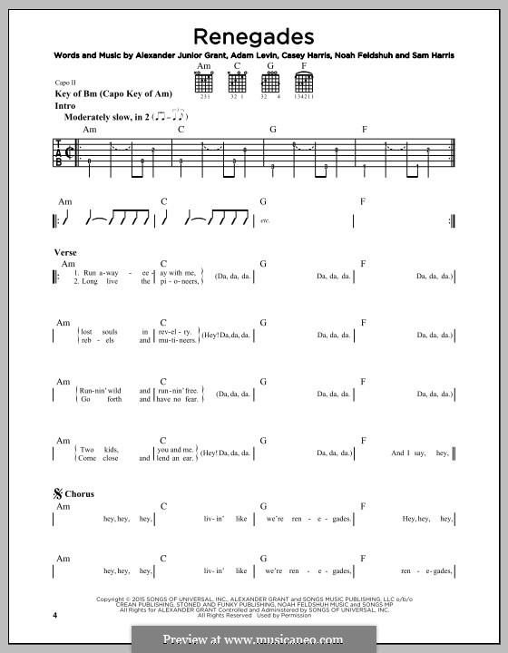 guitar tabs x ambassadors guitar tabs x ambassadors
