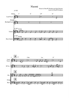 Naomi (Full Score): Naomi (Full Score) by Dean Denham, Jack Pantazis