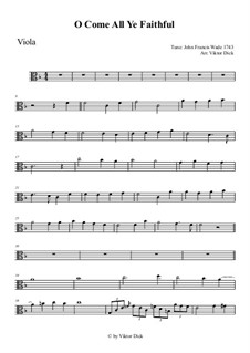 Instrumental version: For viola by John Francis Wade