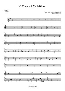 Instrumental version: For oboe by John Francis Wade
