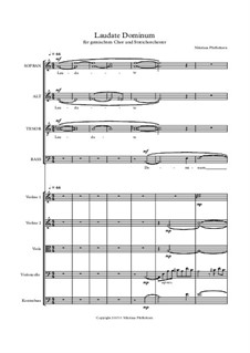 Laudate Dominum, Op.17: Laudate Dominum by Nikolaus Pfefferkorn