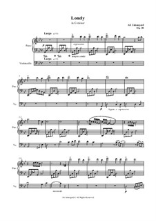 Lonely, Op.28: Lonely by Ali Jahangard