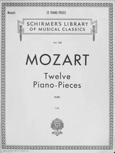 Twelve Pieces: Twelve Pieces by Wolfgang Amadeus Mozart