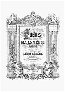 12 Sonatinas, Op.36, 37, 38: 12 Sonatinas by Muzio Clementi