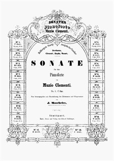 Two Sonatas, Op.34: Sonata No.1 by Muzio Clementi