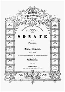 Three Sonatas, Op.50: Sonata No.1 by Muzio Clementi