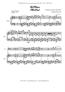 La Paloma (The Dove): For string quintet by Sebastián Yradier