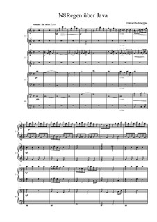 N8Regen über Java by D. Schneppe - sheet music on MusicaNeo