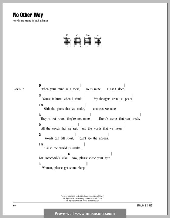 No Other Way By J Johnson Sheet Music On Musicaneo No Other Way By J Johnson Sheet Music On Musicaneo