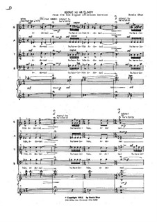 Elohim, Adonai - Misc tunes Sheet music for Vocals (Choral)