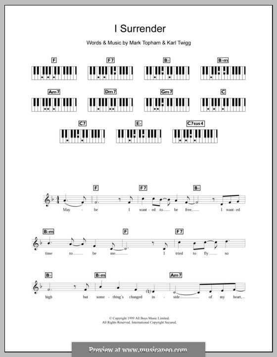 I Surrender (Steps): For keyboard by Karl Twigg, Mark Topham