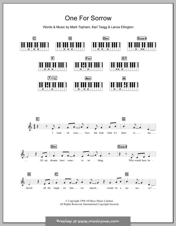 One for Sorrow (Steps): For keyboard by Karl Twigg, Mark Topham, Lance Ellington