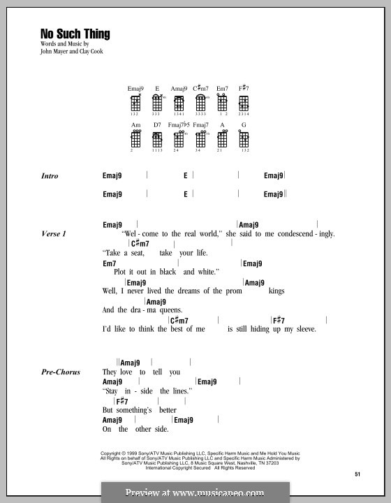 No Such Thing: For ukulele by Clay Cook