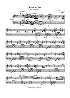 Nocturne No.8, Op.12: Nocturne No.8 by Ali Jahangard
