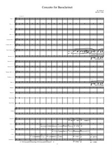 Concerto for Bass clarinet, MVWV 1036: Concerto for Bass clarinet by Maurice Verheul