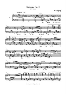 Nocturne No.10, Op.21: Nocturne No.10 by Ali Jahangard
