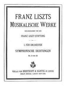 Symphonic Poem No.9 'Hungaria' for Orchestra, S.103: Full score by Franz Liszt