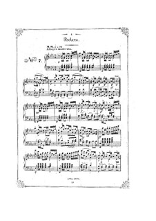 Bunte Reihe, Op.30: No.7-12 for piano by Ferdinand David