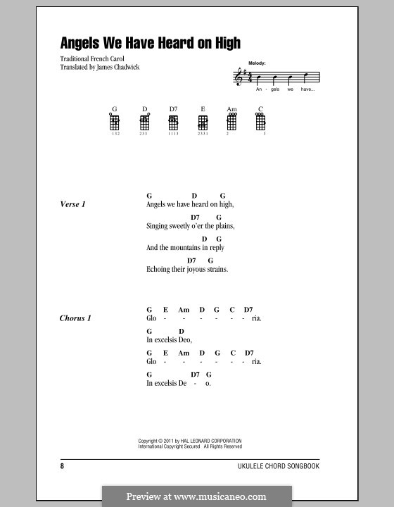One instrument version: For ukulele by folklore