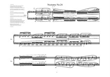 Nocturne No.26 for piano, MVWV 1033: Nocturne No.26 for piano by Maurice Verheul