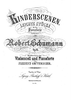 Complete set: For cello and piano by Robert Schumann