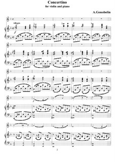 Concertino: Concertino by Aleksandr Gonobolin