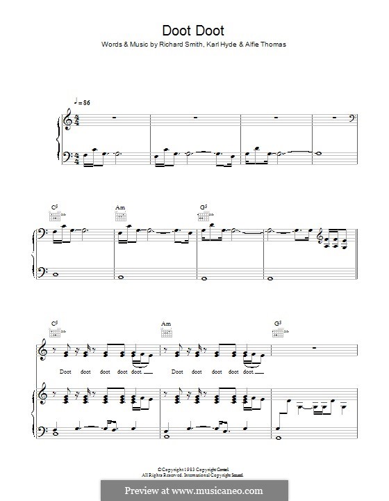 Doot Doot (Freur) by K. Hyde, R.B. Smith, A. Thomas on MusicaNeo