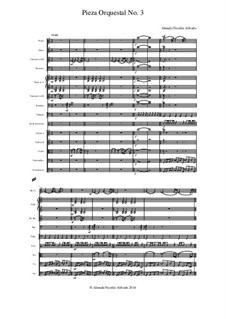 Pieza orquestal No.3: Pieza orquestal No.3 by Nicolas Alfredo Almada