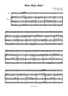 Holy, Holy, Holy! Lord God Almighty: For trumpet in C and organ by John Bacchus Dykes