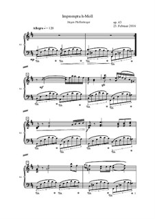 Impromptu h-Moll, Op.43: Impromptu h-Moll by Jürgen Pfaffenberger