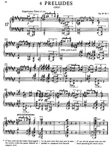 Four Preludes, Op.48: For piano by Alexander Scriabin