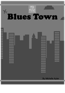 Blues Town (Intermediate Piano Solo): Blues Town (Intermediate Piano Solo) by MEA Music