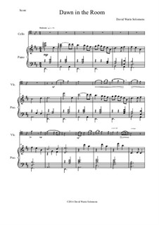 Dawn in the Room: For cello and piano by David W Solomons