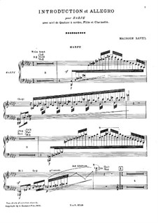 Introduction and Allegro, M.46: Parts by Maurice Ravel