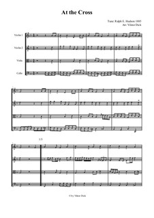 At the Cross: For string quartet by Ralph E. Hudson