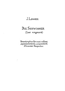 Die Schwimmer, Op.99: Die Schwimmer by Josef Lanner