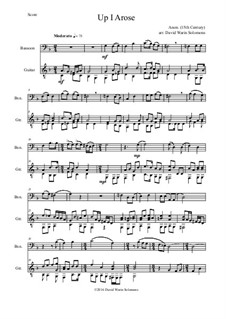 Up I Arose in Verno Tempore: For bassoon and guitar by Unknown (works before 1850)