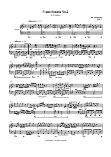Piano Sonata No.2 - in A minor, Op.17: Piano Sonata No.2 - in A minor by Ali Jahangard