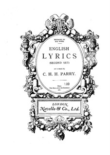 English Lyrics. Book 2: English Lyrics. Book 2 by Charles Hubert Hastings Parry