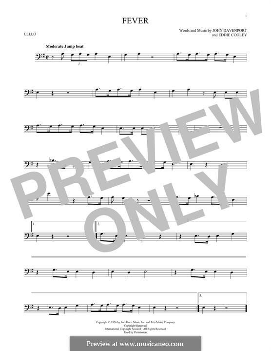 Fever: For cello by Eddie Cooley, John Davenport