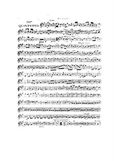 Woodwind Quintet in A Major, Op.99 No.3: Oboe part by Anton Reicha