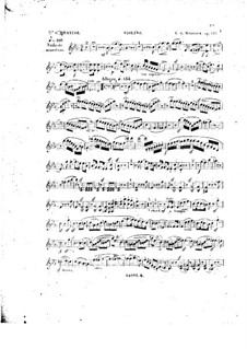 Piano Quartet No.5 in E Flat Major, Op.141: Violin part by Carl Gottlieb Reissiger