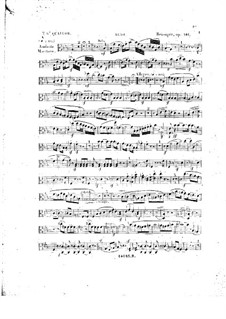 Piano Quartet No.5 in E Flat Major, Op.141: Viola part by Carl Gottlieb Reissiger
