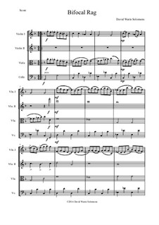 Bifocal Rag: For strings or string quartet by David W Solomons