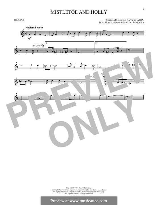 Instrumental version: For trumpet by Dok Stanford, Henry W. Sanicola