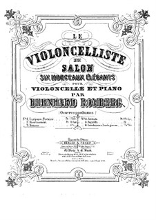 Six morceaux élégants pour violoncelle et piano, Op.post: No.3 Nocturne by Bernhard Romberg