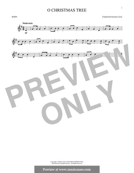 Vocal-instrumental version (printable scores): For horn by folklore